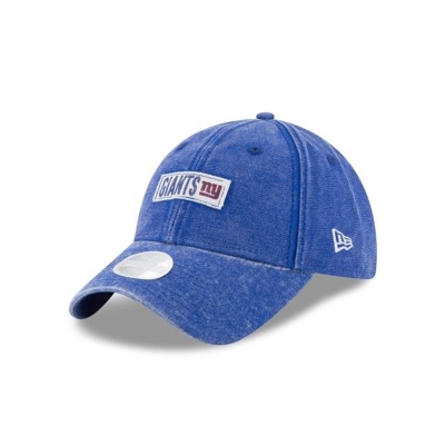 New York Giants Gorra | New Era NFL Rugged Tag 9twenty Adjustable Cap Mexico - Azules
